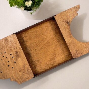 Intra απο ξύλο plywood 3mm-4mm πάχος – Ξύλινο κουτί άλμπουμ φωτογραφιών 40x45 cm INTRAVECTRY-MY543108 - Image 2