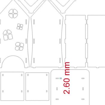 Intra απο ξύλο plywood 3mm-4mm πάχος – Ξύλινο τεϊοθήκη για φακελάκια τσαγιού 30x30 cm INTRAVECTRY-MY543143 - Image 3