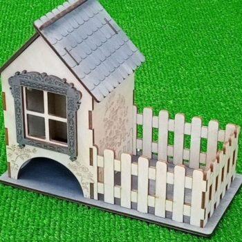 Intra απο ξύλο plywood 3mm-4mm πάχος – Δοχείο τσαγιού για φακελάκια τσαγιού 10x10 cm INTRAVECTRY-MY557801 - Image 2