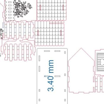 Intra απο ξύλο plywood 3mm-4mm πάχος – Δοχείο τσαγιού για φακελάκια τσαγιού 10x10 cm INTRAVECTRY-MY557801 - Image 3