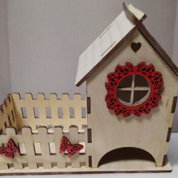 Intra απο ξύλο plywood 3mm-4mm πάχος – Κουτιά ζαχαροπλαστικής με πεταλούδες 50x60 cm INTRAVECTRY-MY560393 - Image 1