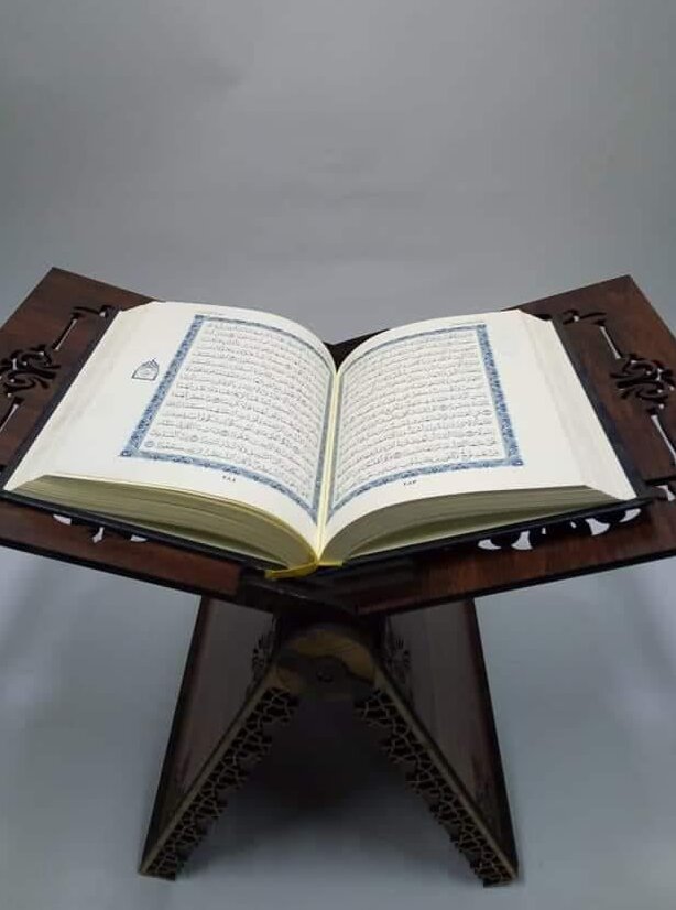 Intra απο ξύλο plywood 3mm-4mm πάχος – Ξύλινο Κοράνι Rehal με κουτί 25x30 cm INTRAVECTRY-MY553547