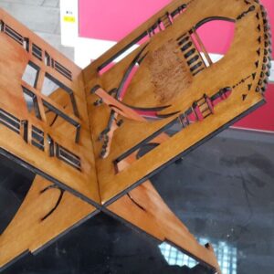 Intra απο ξύλο plywood 3mm-4mm πάχος – Ξύλινη βάση ανάγνωσης Κορανίου Rehal 12x15 cm INTRAVECTRY-MY543156