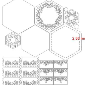 Intra απο ξύλο plywood 3mm-4mm πάχος – Ξύλινο κουτί κοσμημάτων 3mm 12x15 cm INTRAVECTRY-MY543188 - Image 3