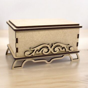 Intra απο ξύλο plywood 3mm-4mm πάχος – Λεπτό ξύλινο κουτί με βάση 45x50 cm INTRAVECTRY-MY546318 - Image 1