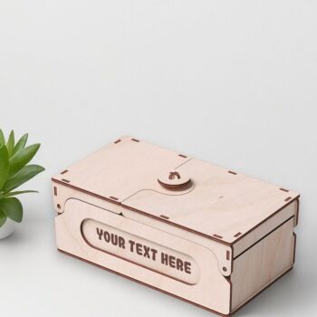 Intra απο ξύλο plywood 3mm-4mm πάχος – Ανοιχτό ξύλινο κουτί δύο πλευρών 50x60 cm INTRAVECTRY-MY556762 - Image 2