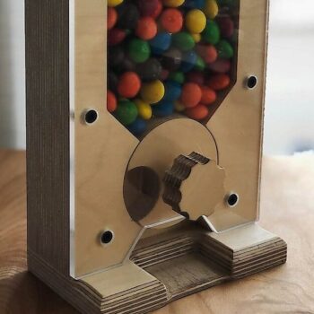 Intra απο ξύλο plywood 3mm-4mm πάχος – ξύλο CDR DXF SVG Μηχανή Ξύλινου Διανομέα Καραμελών 30x35 cm INTRAVECTRY-MY544437 - Image 1