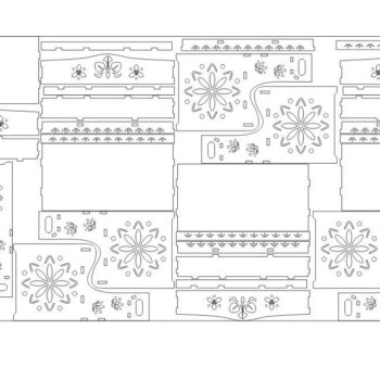 Intra απο ξύλο plywood 3mm-4mm πάχος – Ράφι αποθήκευσης φούρνου 30x35 cm INTRAVECTRY-MY553591 - Image 2