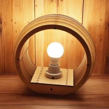 Intra απο ξύλο plywood 3mm-4mm πάχος – Μικροσκοπικό Φωτιστικό Δρυς 20x25 cm INTRAVECTRY-MY543315 - Image 1