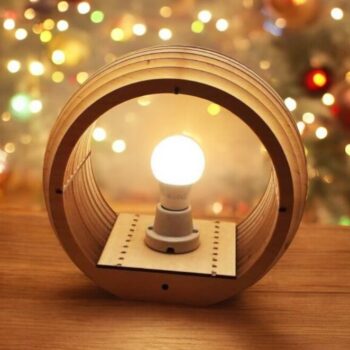 Intra απο ξύλο plywood 3mm-4mm πάχος – Μικροσκοπικό Φωτιστικό Δρυς 20x25 cm INTRAVECTRY-MY543315 - Image 2