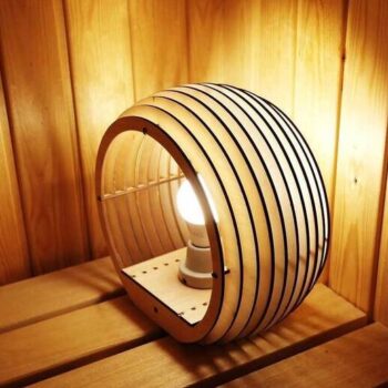 Intra απο ξύλο plywood 3mm-4mm πάχος – Μικροσκοπικό Φωτιστικό Δρυς 20x25 cm INTRAVECTRY-MY543315 - Image 3