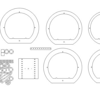 Intra απο ξύλο plywood 3mm-4mm πάχος – Μικροσκοπικό Φωτιστικό Δρυς 20x25 cm INTRAVECTRY-MY543315 - Image 4