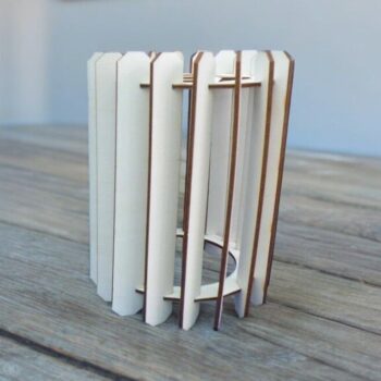 Intra απο ξύλο plywood 3mm-4mm πάχος – Ξύλινο αμπαζούρ 25x30 cm INTRAVECTRY-MY552149 - Image 1