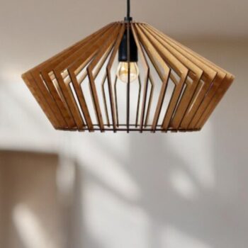 Intra απο ξύλο plywood 3mm-4mm πάχος – Vintage Ξύλινος Πολυέλαιος Οροφής 15x15 cm INTRAVECTRY-MY543319 - Image 3