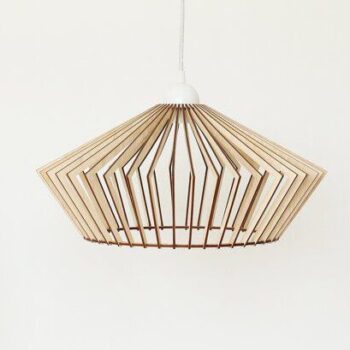 Intra απο ξύλο plywood 3mm-4mm πάχος – Vintage Ξύλινος Πολυέλαιος Οροφής 15x15 cm INTRAVECTRY-MY543319 - Image 4