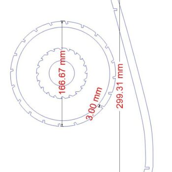 Intra απο ξύλο plywood 3mm-4mm πάχος – Ξύλινο Φωτιστικό 40x45 cm INTRAVECTRY-MY560140 - Image 3
