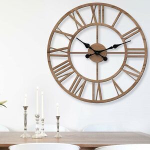 Intra απο ξύλο plywood 3mm-4mm πάχος – Μοντέρνο ρολόι τοίχου 40x45 cm INTRAVECTRY-MY543340