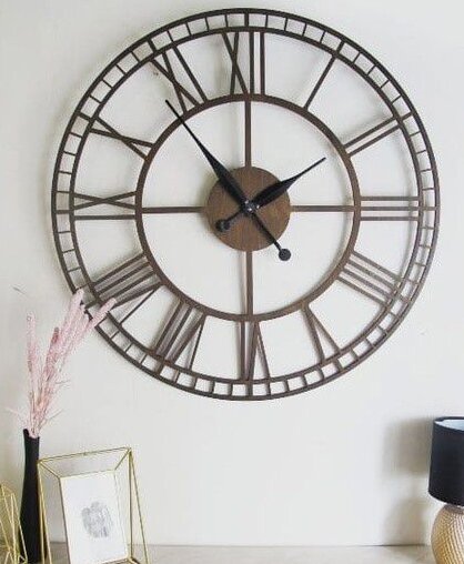 Intra απο ξύλο plywood 3mm-4mm πάχος – Ρολόι τοίχου διακόσμηση σπιτιού 15x15 cm INTRAVECTRY-MY557084