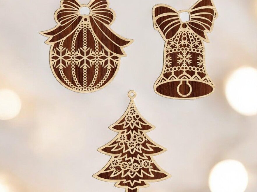 Intra απο ξύλο plywood 3mm-4mm πάχος – Χριστουγεννιάτικα Κρεμαστά Στολίδια 30x35 cm INTRAVECTRY-MY553967
