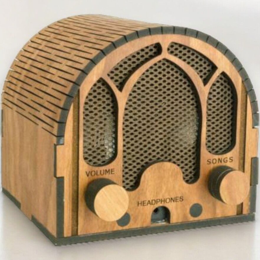 Intra απο ξύλο plywood 3mm-4mm πάχος – Music Box Ξύλινο παζλ 25x25 cm INTRAVECTRY-MY547102