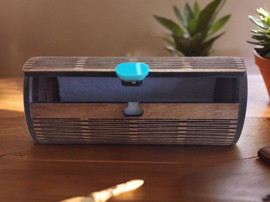 Intra απο ξύλο plywood 3mm-4mm πάχος – Ξύλινη θήκη γυαλιών σε ρολό 25x30 cm INTRAVECTRY-MY558040