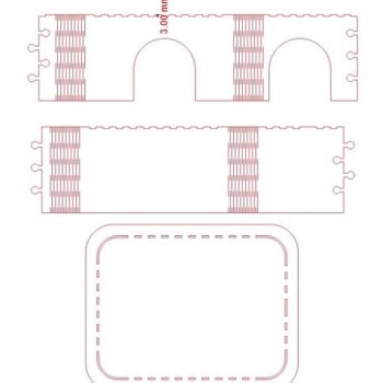 Intra απο ξύλο plywood 3mm-4mm πάχος – Σπίτι ινδικών χοιριδίων με ξύλο CDR με γωνίες ζωντανών μεντεσέδων 35x40 cm INTRAVECTRY-MY552918 - Image 2