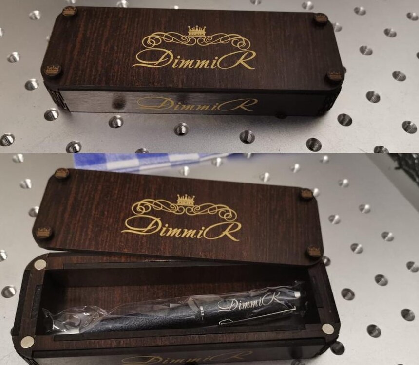 Intra απο ξύλο plywood 3mm-4mm πάχος – Κουτί δώρου ξύλινη θήκη στυλό 20x20 cm INTRAVECTRY-MY556778