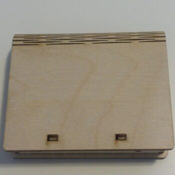 Intra απο ξύλο plywood 3mm-4mm πάχος – Κουτί με Living Hinge και Spring Catch File 25x25 cm INTRAVECTRY-MY543391 - Image 1