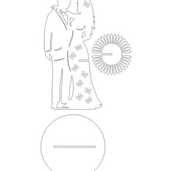 Intra απο ξύλο plywood 3mm-4mm πάχος – ξύλο θήκης χαρτιού ζευγαριού 50x60 cm INTRAVECTRY-MY557715 - Image 3