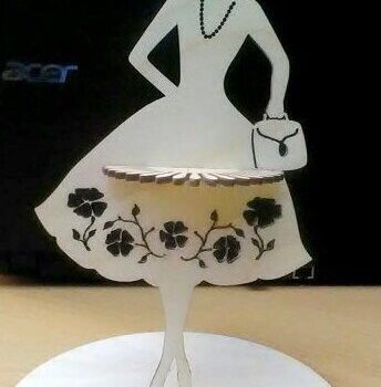 Intra απο ξύλο plywood 3mm-4mm πάχος – Shopping Lady Napkin Hold for Dining File 50x60 cm INTRAVECTRY-MY554356 - Image 2