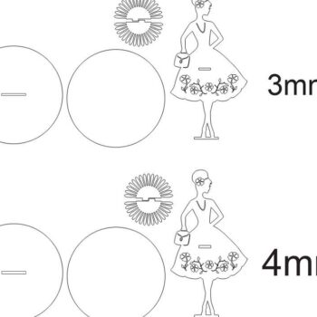 Intra απο ξύλο plywood 3mm-4mm πάχος – Shopping Lady Napkin Hold for Dining File 50x60 cm INTRAVECTRY-MY554356 - Image 3