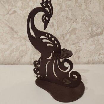 Intra απο ξύλο plywood 3mm-4mm πάχος – Βάση για χαρτοπετσέτα Peacock για ξύλο τραπεζαρίας 45x50 cm INTRAVECTRY-MY551317 - Image 2