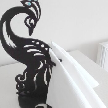 Intra απο ξύλο plywood 3mm-4mm πάχος – Βάση για χαρτοπετσέτα Peacock για ξύλο τραπεζαρίας 45x50 cm INTRAVECTRY-MY551317 - Image 4