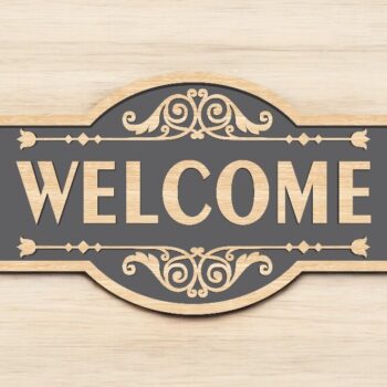 Intra απο ξύλο plywood 3mm-4mm πάχος – Κρεμάστρα επιγραφών υποδοχής 10x10 cm INTRAVECTRY-MY553788 - Image 1