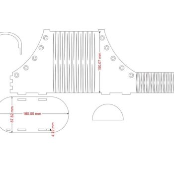 Intra απο ξύλο plywood 3mm-4mm πάχος – Αξεσουάρ γραφείου σχήματος παπουτσιού 15x20 cm INTRAVECTRY-MY554142 - Image 2