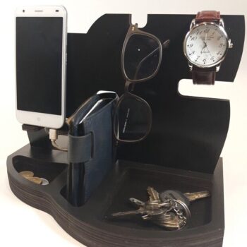 Intra απο ξύλο plywood 3mm-4mm πάχος – Mens Docking Station and Organizer File 20x20 cm INTRAVECTRY-MY554486 - Image 1