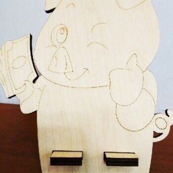 Intra απο ξύλο plywood 3mm-4mm πάχος – ξύλο βάσης θήκης κινητού τηλεφώνου σε σχήμα ζώου 40x40 cm INTRAVECTRY-MY543565 - Image 1