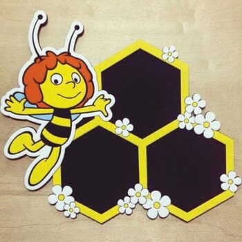 Intra απο ξύλο plywood 3mm-4mm πάχος – ξύλο κορνίζας Hexagon Honeycomb 25x25 cm INTRAVECTRY-MY554439 - Image 1