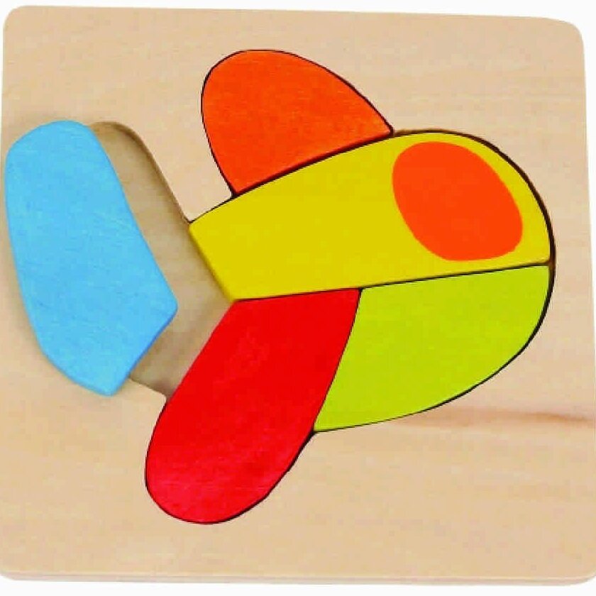 Intra απο ξύλο plywood 3mm-4mm πάχος – Πίνακας παζλ αεροπλάνου για παιδιά 50x60 cm INTRAVECTRY-MY543914