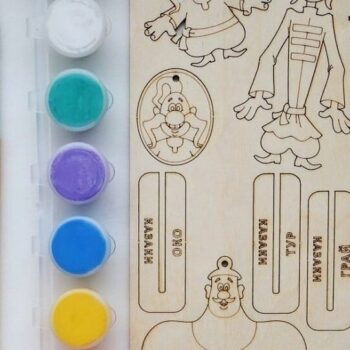 Intra απο ξύλο plywood 3mm-4mm πάχος – Ξύλινα ειδώλια παιχνίδια για χρωματισμό ξύλου 15x15 cm INTRAVECTRY-MY555006 - Image 3