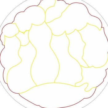 Intra απο ξύλο plywood 3mm-4mm πάχος – ξύλο πίνακα εγκεφάλου για παζλ Cat 45x50 cm INTRAVECTRY-MY560442 - Image 2