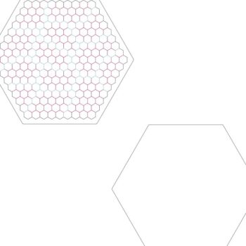 Intra απο ξύλο plywood 3mm-4mm πάχος – ξύλο Hexagon Honeycomb Kids Toy Puzzle 25x30 cm INTRAVECTRY-MY555338 - Image 4