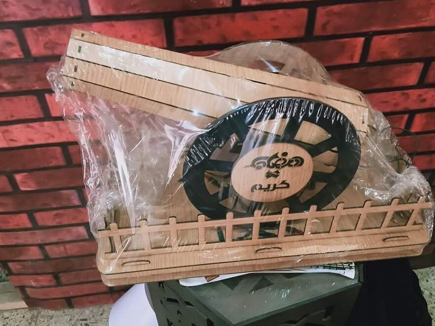 Intra απο ξύλο plywood 3mm-4mm πάχος – Ραμαζάνι κανόνι για διακόσμηση 20x20 cm INTRAVECTRY-MY543612