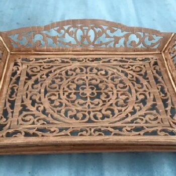 Intra απο ξύλο plywood 3mm-4mm πάχος – Περίπλοκος δίσκος πριονιού κύλισης με ξύλο λαβών 12x15 cm INTRAVECTRY-MY543676 - Image 1