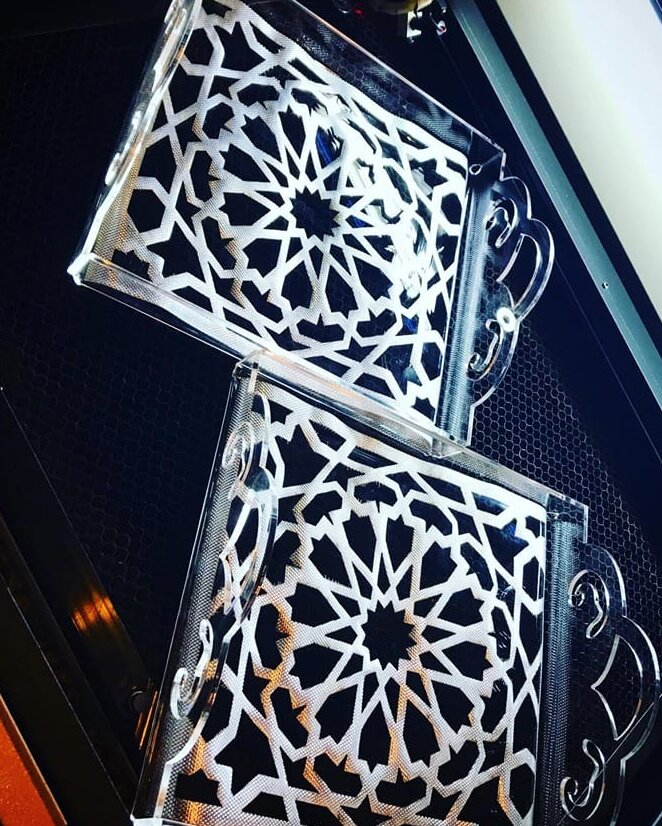 Intra απο ξύλο plywood 3mm-4mm πάχος – Ακρυλικός δίσκος με χαραγμένο ξύλο τέχνης 20x25 cm INTRAVECTRY-MY554794