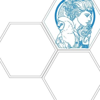 Intra απο ξύλο plywood 3mm-4mm πάχος – Ξύλινο εγχάρακτο εξάγωνο δίσκο 20x25 cm INTRAVECTRY-MY554805 - Image 2