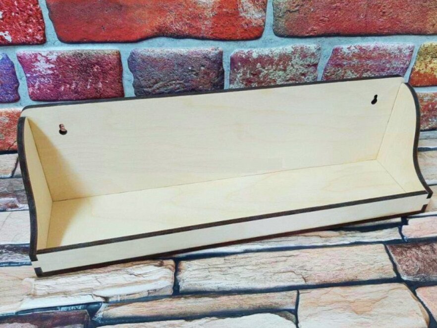 Intra απο ξύλο plywood 3mm-4mm πάχος – Ξύλινο ράφι μπαχαρικών 50x60 cm INTRAVECTRY-MY557679