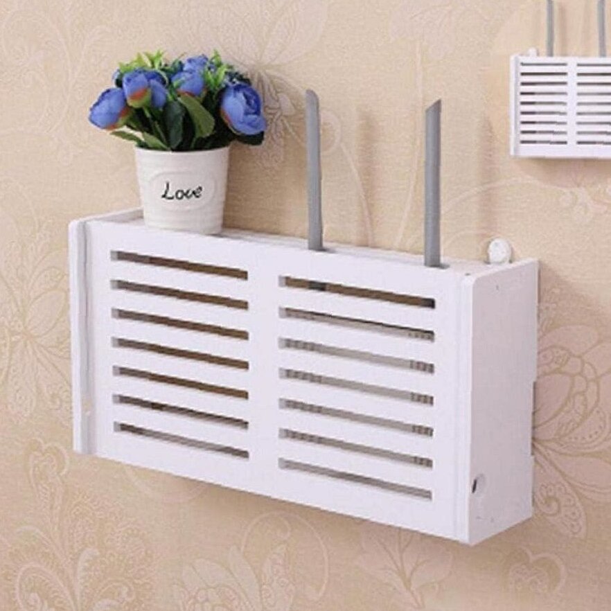 Intra απο ξύλο plywood 3mm-4mm πάχος – Ξύλινο κιβώτιο Wifi Router Επιτοίχιο 25x25 cm INTRAVECTRY-MY547226