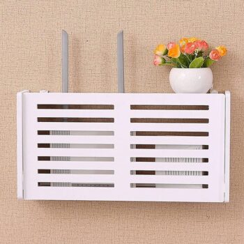 Intra απο ξύλο plywood 3mm-4mm πάχος – Ξύλινο κιβώτιο Wifi Router Επιτοίχιο 20x25 cm INTRAVECTRY-MY545942 - Image 2