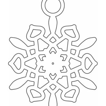 Intra απο ξύλο plywood 3mm-4mm πάχος – Διακόσμηση χριστουγεννιάτικου δέντρου με νιφάδες χιονιού 20x25 cm INTRAVECTRY-MY548395 - Image 4